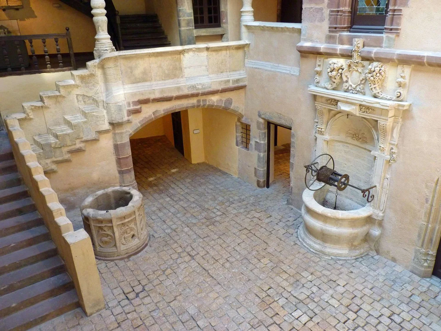 Historic courtyard documentation